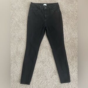 Time and TRU Skinny Jeans Black Size 6 Regular Womens Dark Wash